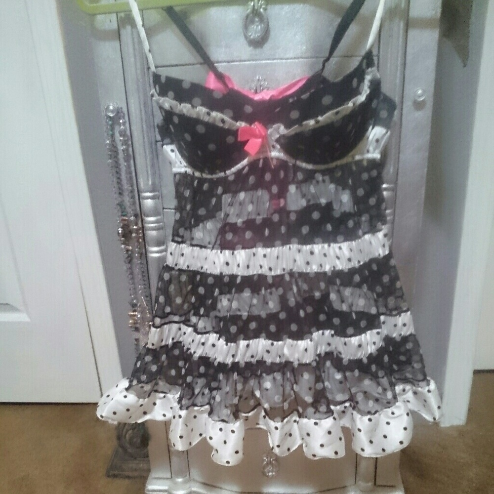 VS Sexy Little Things Polka Dot Teddy